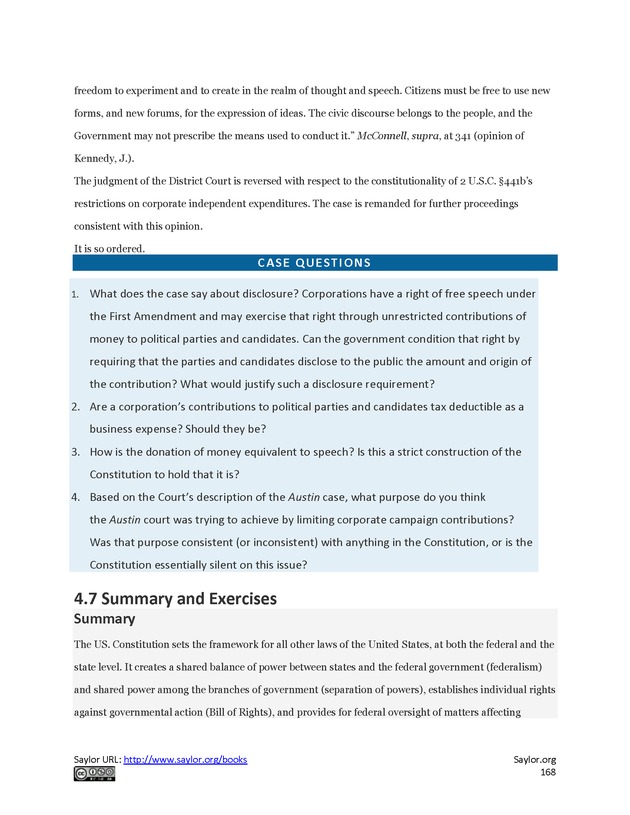 Business Law and the Legal Environment - Page 168